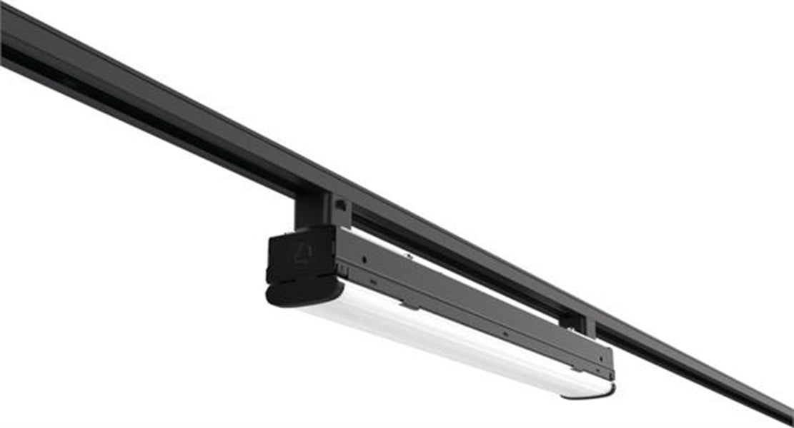 Juno TCSS 2FT 30K 80CRI OFF BL 2' 15W LED Track Lighting Linear Ambient Fixture, 3000K Color Temperature, 80 CRI, On/Off (Non-Dimming), Black