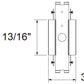 Juno TR24S WH Straight Connector Housing, White Color