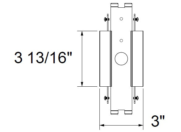 Juno TR24S WH Straight Connector Housing, White Color