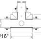 Juno TR25 WH T Connector Housing, White Color