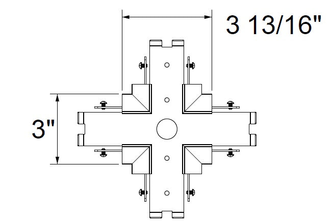 Juno TR26 BL X Connector Housing, Black Color