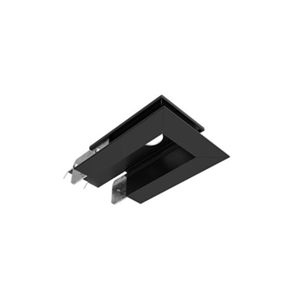Juno TR38D BL Drywall/Rigid Ceiling End Feed Housing, Black Color