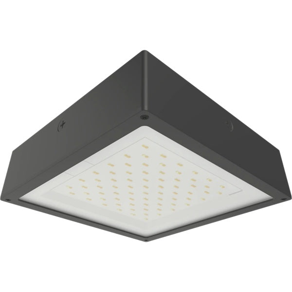 RAB VAN34-60F Vandalproof Field-Adjustable Canopy Lights, 60/50/40W, 3000/4000/5000K, 5929-9145 lumens, Bronze