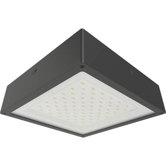 RAB VAN34-60F Vandalproof Field-Adjustable Canopy Lights, 60/50/40W, 3000/4000/5000K, 5929-9145 lumens, Bronze