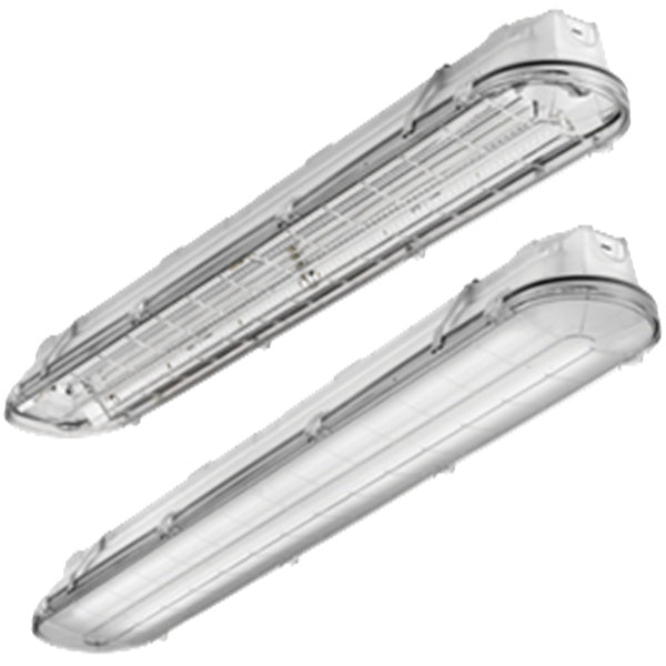 Lithonia VAP 4000LM PCL WD MVOLT GZ10 40K 80CRI WLF Vandal-Resistant Linear LED Light, 4000 Lumens, Clear Polycarbonate Lens, Wide Distribution, 120-277V, 0-10V Dimming, 4000K, 80 CRI, Wet Location