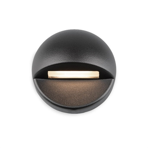 WAC Lighting 3011-30BBR Deck and Patio Circle LED Light, 3000K Color Temperature, 90 CRI, Bronze on Brass