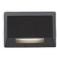 WAC Lighting 3031-30BK Deck and Patio Rectangle LED Light, 3000K Color Temperature, Black on Aluminum