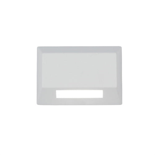 WAC Lighting 3031-30WT Deck and Patio Rectangle LED Light, 3000K Color Temperature, White on Aluminum