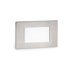 WAC Lighting 4071-27SS 12V Rectangle LED Step and Wall Light, 2700K Color Temperature, Stainless Steel