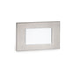 WAC Lighting 4071-AMSS 12V Rectangle LED Step and Wall Light, Amber Color Temperature, Stainless Steel