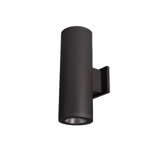 WAC Lighting DS-WD05-F930S-BK  Tube Architectural 13" LED Outdoor Wall Sconce, Straight Up and Down, 33 Degree Beam Angle, 3000K Color Temperature, 90 CRI, Black