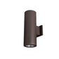WAC Lighting DS-WD05-N930S-BZ  Tube Architectural 13" LED Outdoor Wall Sconce, Straight Up and Down, 25 Degree Beam Angle, 3500K Color Temperature, 85 CRI, Bronze