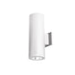 WAC Lighting DS-WD05-N930S-WT  Tube Architectural 13" LED Outdoor Wall Sconce, Straight Up and Down, 25 Degree Beam Angle, 3000K Color Temperature, 85 CRI, White