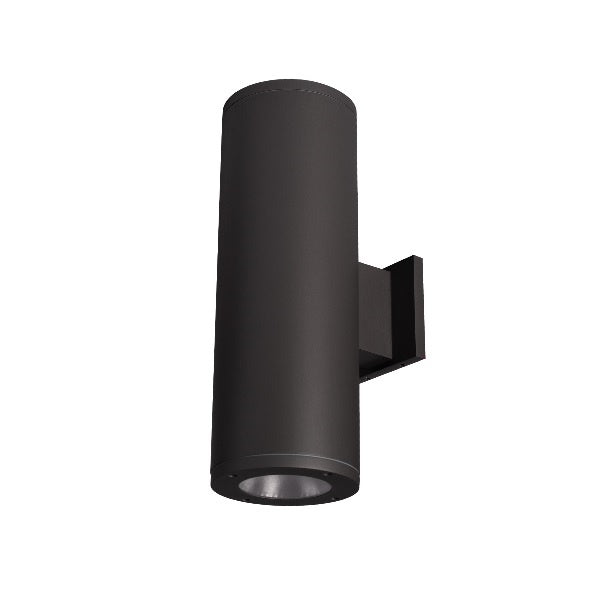 WAC Lighting DS-WD06-F35B-BK Tube Architectural 18" LED Outdoor Wall Sconce, Towards the Wall, 3500K Color Temperature, 85 CRI, Black