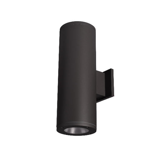 WAC Lighting DS-WD06-F35B-BK Tube Architectural 18" LED Outdoor Wall Sconce, Towards the Wall, 3500K Color Temperature, 85 CRI, Black