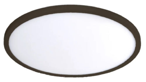 WAC Lighting FM-11RN-935-BZ 11" LED Round Ceiling and Wall Mount, 20W, 3500K Color Temperature, 90 CRI, 1525 Lumens, Bronze