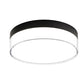 WAC FM-240209-CS-BK 22W Twist-N-Lite Flush Mount LED Ceiling Light, Selectable CCT 2700K/3000K/3500K/4000K/5000K, 90 CRI, 1500 Lumens, Black