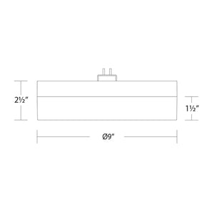 WAC FM-240209-CS-BN 22W Twist-N-Lite Flush Mount LED Ceiling Light, Selectable CCT 2700K/3000K/3500K/4000K/5000K, 90 CRI, 1500 Lumens, Brushed Nickel