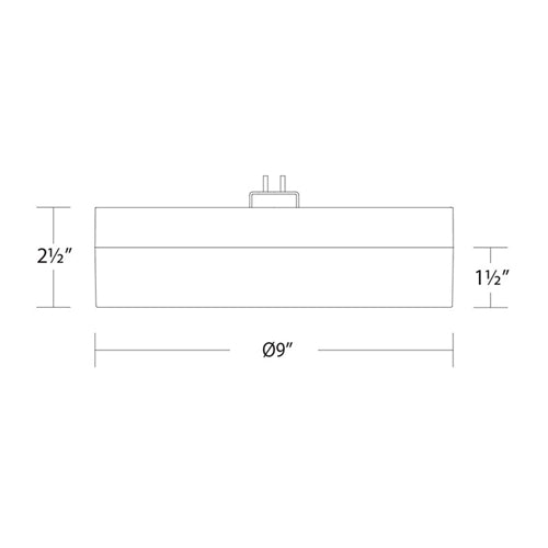 WAC FM-240209-CS-WT 22W Twist-N-Lite Flush Mount LED Ceiling Light, Selectable CCT 2700K/3000K/3500K/4000K/5000K, 90 CRI, 1500 Lumens, White