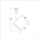 WAC H-7030-930-DB 32W Ocularc LED H Track Light, 16/38/55 Degrees Beam Spread, 3000K, 90 CRI, T24 Compliant, Dark Bronze