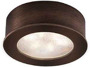 WAC Lighting HR-LED87-27-CB LED Round Button Light, 2700K, Copper Bronze