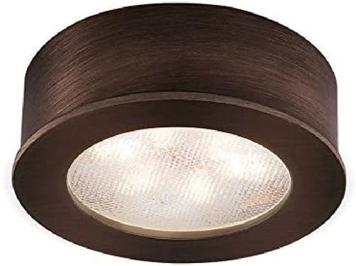 WAC Lighting HR-LED87-27-CB LED Round Button Light, 2700K, Copper Bronze