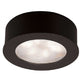 WAC Lighting HR-LED87-BK LED Round Button Light, 3000K, Black