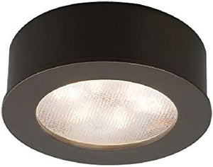WAC Lighting HR-LED87-DB LED Round Button Light, 3000K, Dark Bronze