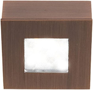 WAC Lighting HR-LED87S-27-CB LED Square Button Light, 2700K, Copper Bronze