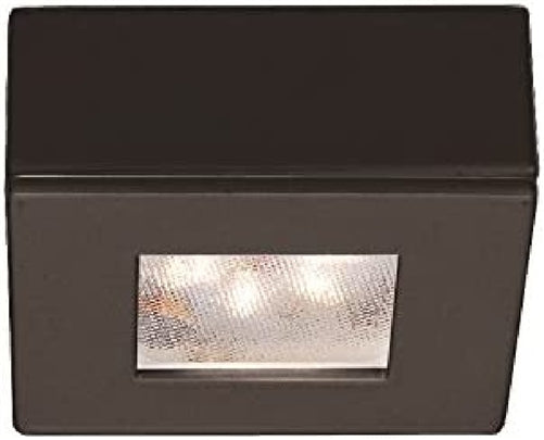 WAC Lighting HR-LED87S-DB LED Square Button Light, 3000K, Dark Bronze