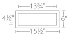 WAC Lighting MT-4LD316T-WT 4" LED Precision Multiples Trim for Adjustable Spot 3 Light Housing, White