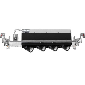 WAC Lighting MT-4LD416NE-S927-BK 4" Non IC LED Precision Multiples Adjustable Spot 4 Light Housing, 16.5W, ELV Dimming, 120V, Spot Beam, 90 CRI, 2700K Color Temperature, Black