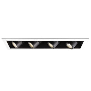 WAC Lighting MT-4LD416T-WT 4" LED Precision Multiples Trim for Adjustable Spot 4 Light Housing, White