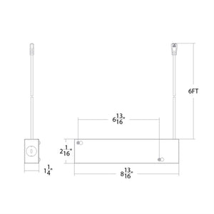 WAC PS-24DC-U6OR-T 60W 100-277VAC/24VDC InvisiLED Remote Enclosed Power Supply, 100-5% ELV and TRIAC Dimming