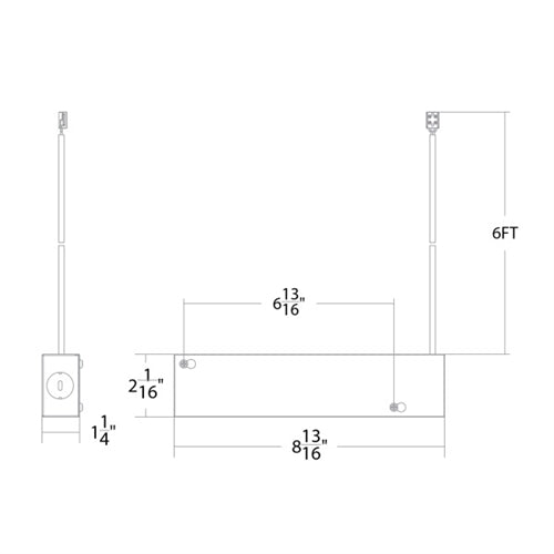 WAC PS-24DC-U96R-BT 96W 100-277VAC/24VDC Remote Enclosed Power Supply, 100-5% ELV and TRIAC DimmingELV Dimming, TRIAC Dimming
