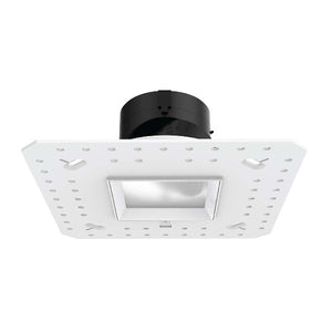 WAC R2ASAL-N830-LWT 2" Square Adjustable Trimless Housing, Wet Location, 26 Degrees Beam Spread, 85 CRI, 3000K, Lensed White