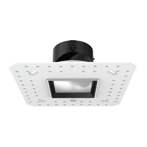 WAC R2ASAL-N927-LBK 2" Square Adjustable Trimless Housing, Wet Location, 26 Degrees Beam Spread, 90 CRI, 2700K, Lensed Black
