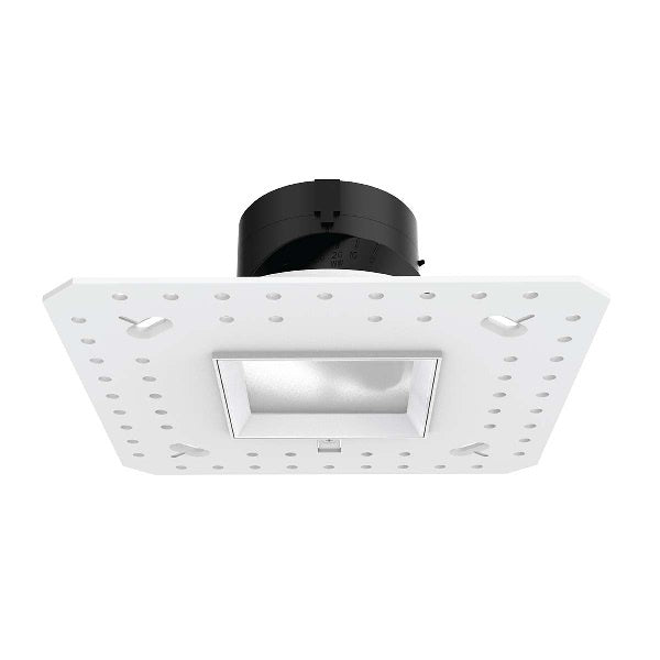 WAC R2ASAL-N930-LWT 2" Square Adjustable Trimless Housing, Wet Location, 26 Degrees Beam Spread, 90 CRI, 3000K, Lensed White