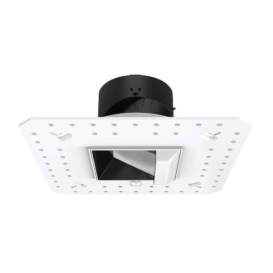 WAC R2ASWL-A830-HZWT 2" Square Wall Wash Lensed Trimless Housing, Wet Location, Asymmetrical Beam Spread, 85 CRI, 3000K, Haze/ White
