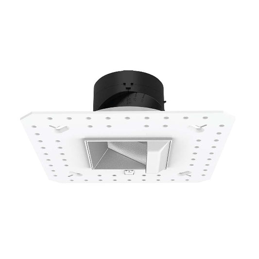 WAC R2ASWL-A840-WT 2" Square Wall Wash Lensed Trimless Housing, Wet Location, Asymmetrical Beam Spread, 85 CRI, 4000K, White
