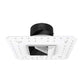 WAC R2ASWL-A927-HZWT 2" Square Wall Wash Lensed Trimless Housing, Wet Location, Asymmetrical Beam Spread, 90 CRI, 2700K, Haze/ White