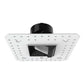 WAC R2ASWL-A930-BKWT 2" Square Wall Wash Lensed Trimless Housing, Wet Location, Asymmetrical Beam Spread, 90 CRI, 3000K, Black/ White