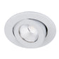 WAC R3BRA-FWD-WT Ocularc Round Recessed Lighting, Dim-to-Warm Color Temperature, Flood Beam, 3000K-1800K, White