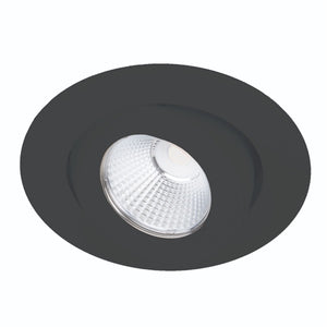 WAC R3BRA-NWD-BK Ocularc Round Recessed Lighting, Dim-to-Warm Color Temperature, Narrow Flood Beam, 3000K-1800K, Black