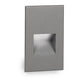 WAC WL-LED200-27-GH Vertical Rectangle LEDme Step Light, 120-277V, 2700K Color Temperature, Graphite