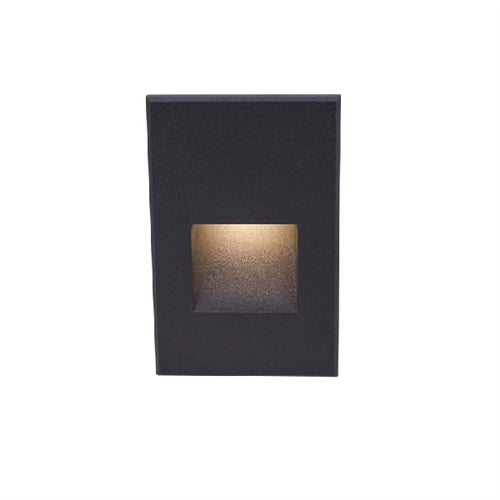 WAC Lighting WL-LED200C-BK 3.5W  Vertical Rectangle LEDme Step Light, 120V, 3000K Color Temperature, 85 CRI, Black