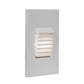 WAC Lighting WL-LED220-AM-WT 3.5W Vertical Rectangle LED Step Light, 120V, Amber Light, Black on Aluminium