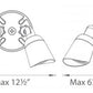 WAC Lighting WP-LED430-30-AWT 30W Outdoor Endurance LED Double Wallpack Spot Light, 3000K Color Temperature, 965x2 Lumens, Architectural White