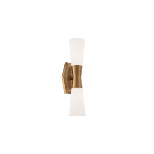WAC WS-30018-AB 18" 32W Locke Bath and Wall Light, 3000K, 2291 Lumens, Aged Brass