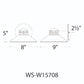 WAC Lighting WS-W15708-BZ 12W Sodor 7" LED Outdoor Wall Sconce, 3000K Color Temperature, 90 CRI, 315 Lumens, CA Title 24 Compliant